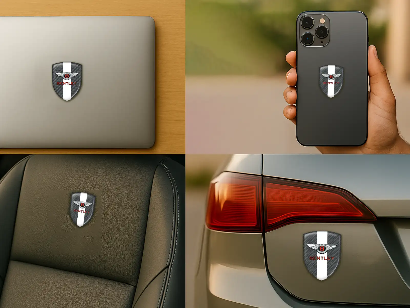 Bentley Adesivi Auto Personalizzati Pro Stile Max Sportivi